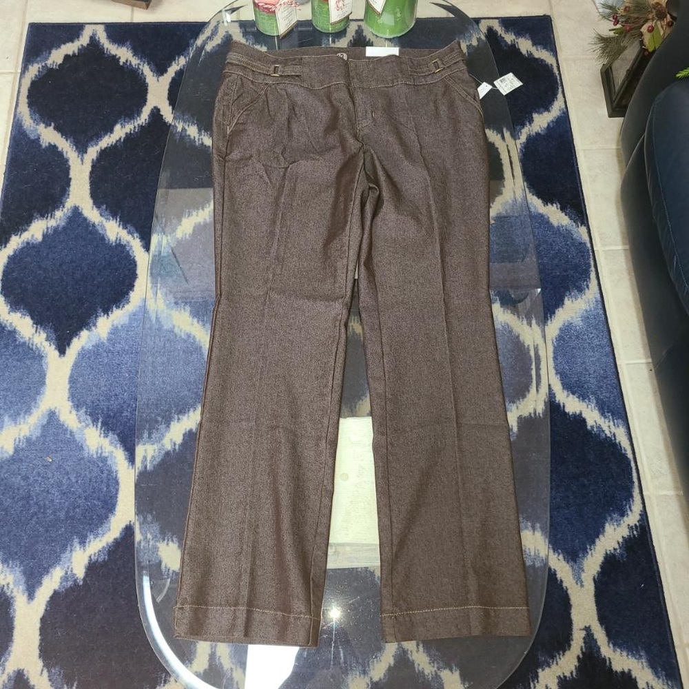 NWT Westport signature fit brown jeans size 14